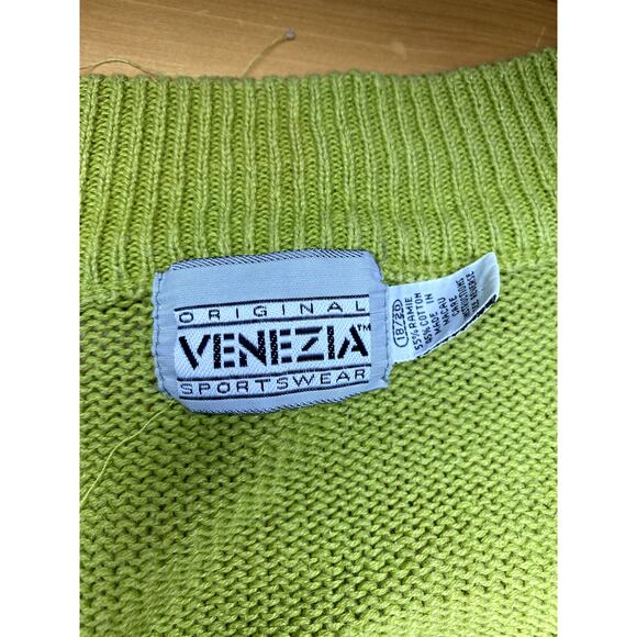 Vintage Green Cardigan Knit - Picture 4 of 5